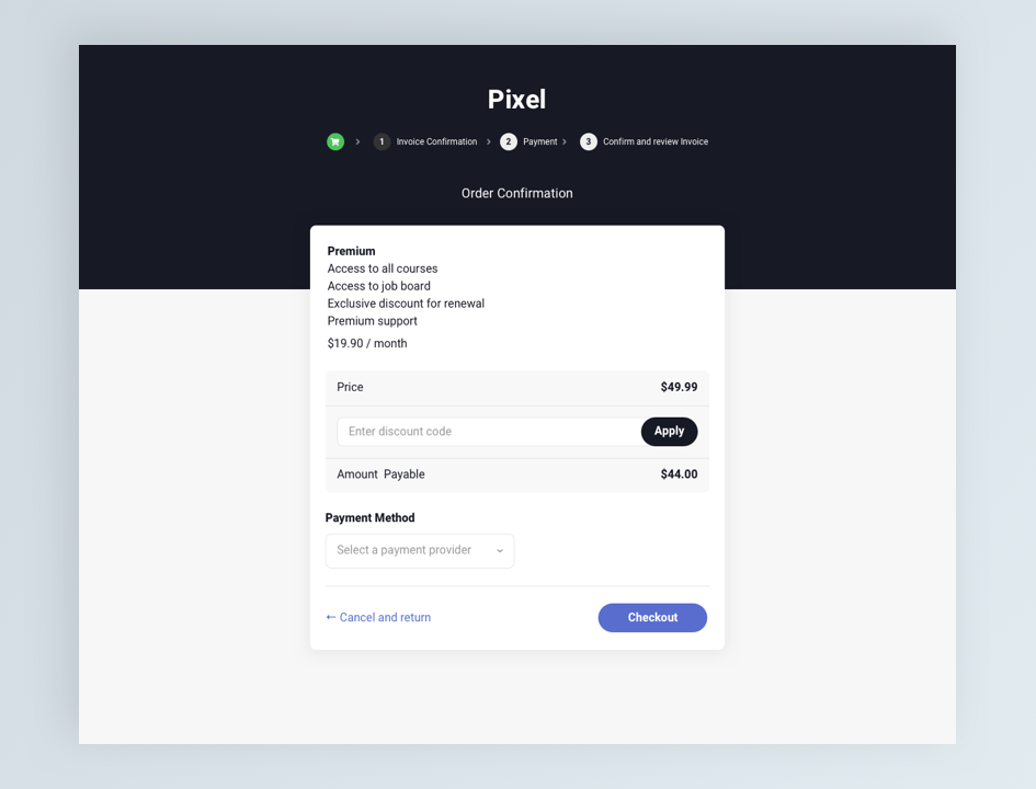 Configuring Pixel